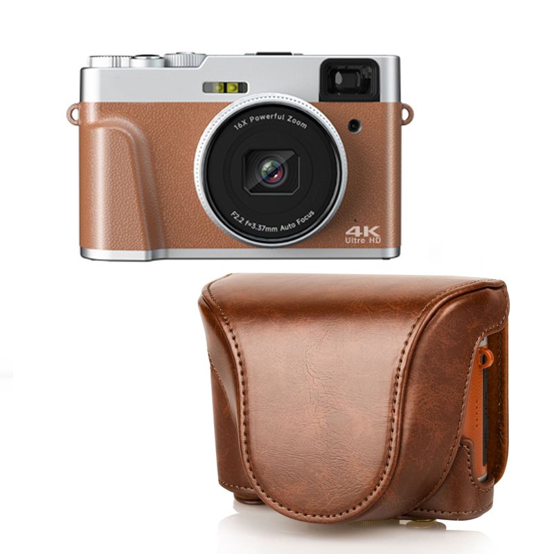 Advanced Professional 48MP CMOS Sensor Retro DSLR Digital Video Cameras 4K HD Memory SD Card Compact Digital Camera With Bag