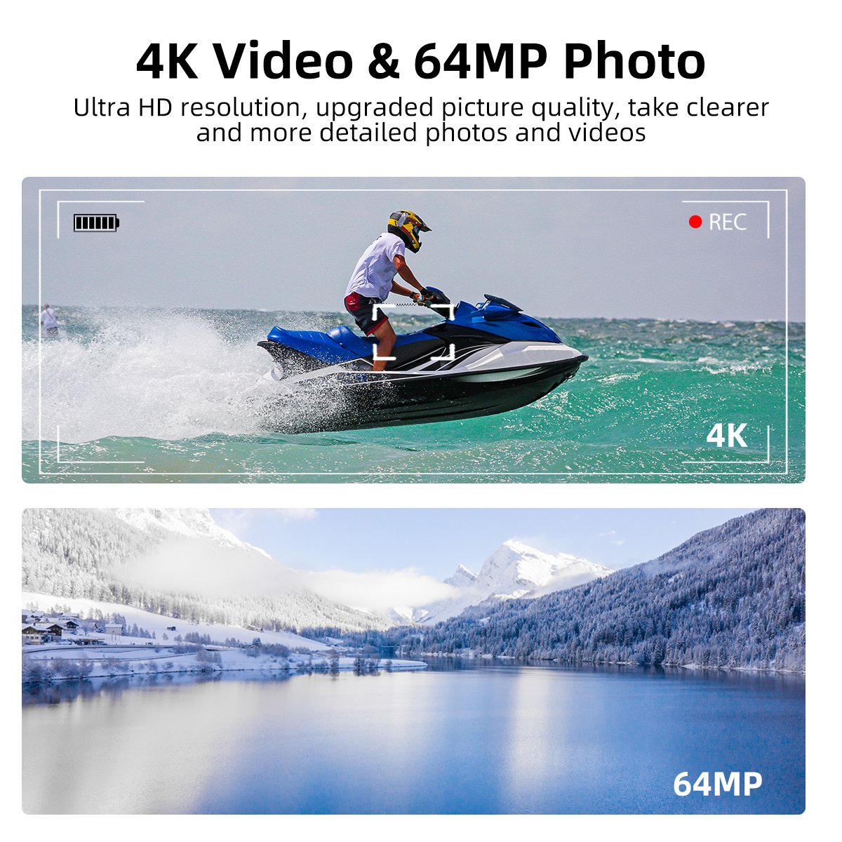 Cheap Portable 4K 64MP 18X Digital Zoom Digital Cameras Vlog Camera with Photo and Video Recording and Auto Focus Zoom Function