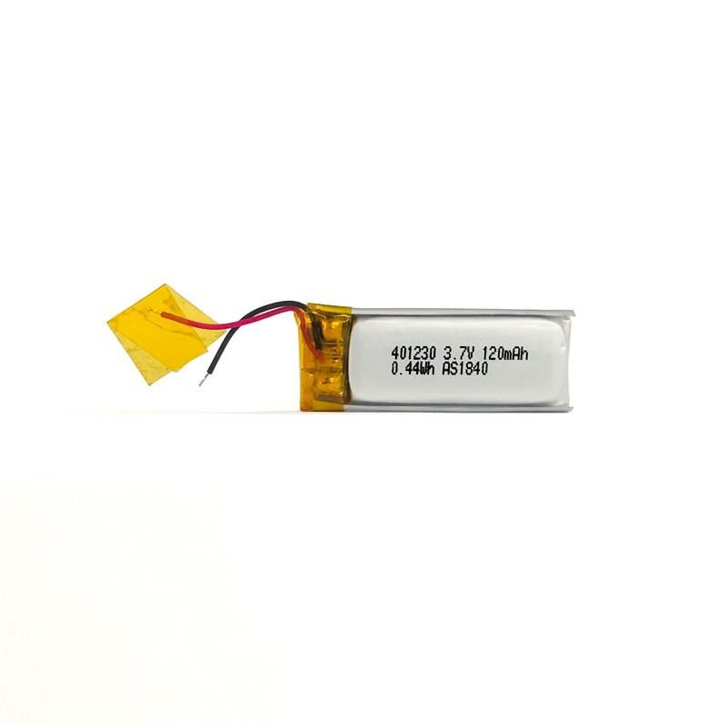 Factory Direct 401230 3.7V LiPo Battery 120mAh, IEC62133 CB, KC, UL1642 Compliant