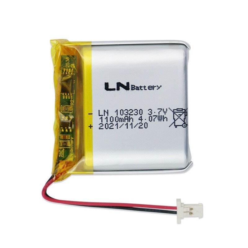 Factory direct supply of 103230 Digital Products Blackhead instrument battery 3.7 V 1100mah polymer lithium battery