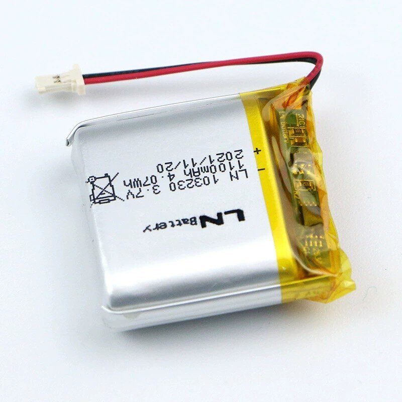 Factory direct supply of 103230 Digital Products Blackhead instrument battery 3.7 V 1100mah polymer lithium battery