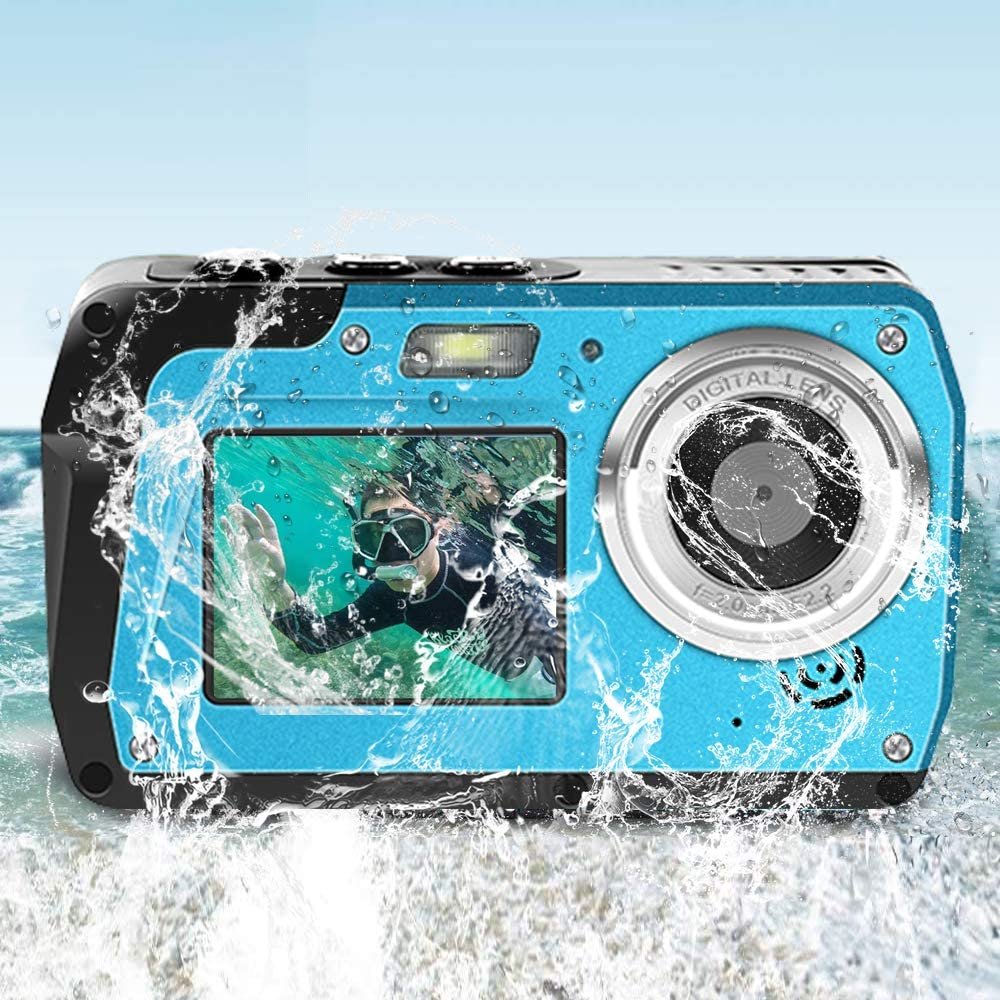 Waterproof Digital Camera Underwater Camera Full HD 2.7K 48MP Video Recorder