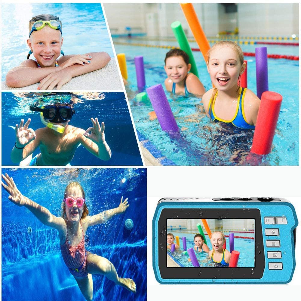 Waterproof Digital Camera Underwater Camera Full HD 2.7K 48MP Video Recorder
