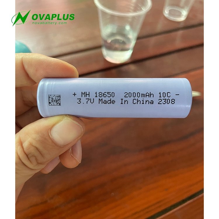 Factory Wholesales Bulk Rechargeable High Discharge 18650 3.7v 2000mah lithium ion battery cell 10c for Drill Machine