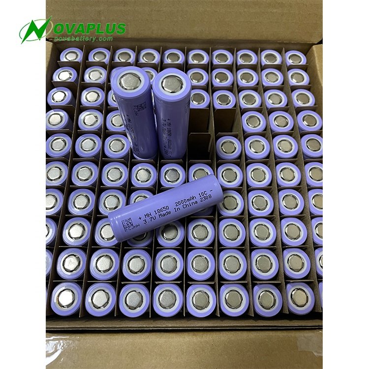 Factory Wholesales Bulk Rechargeable High Discharge 18650 3.7v 2000mah lithium ion battery cell 10c for Drill Machine