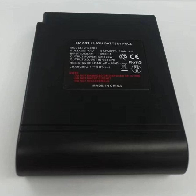 7.4v 6000mah li battery temperature adjustable battery for heated vest for winter men and women