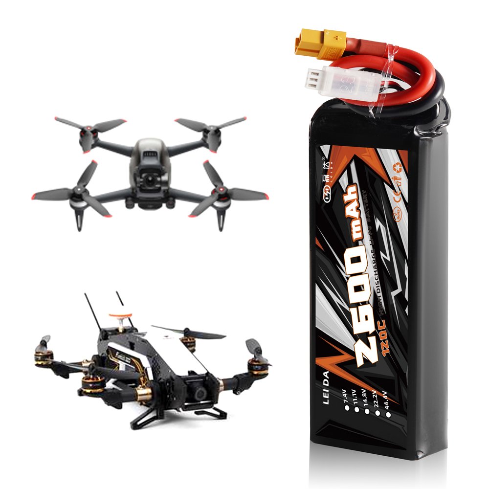 Pure Cobalt Grade A 2600mah 120C 3s11.1v 4s14.8v 6s22.2v batteries Lithium Ion Lithium Polymer battery Fpv Lipo battery