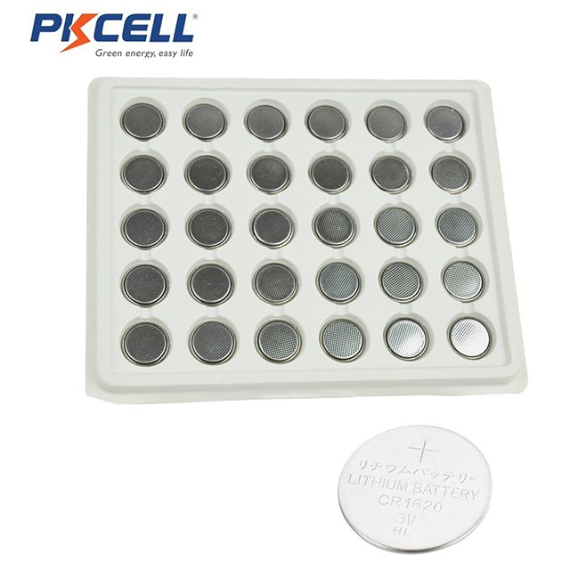 Non-rechargeable Button cell coin 3v cr1620 button battery for alarm clock digital scale calculator