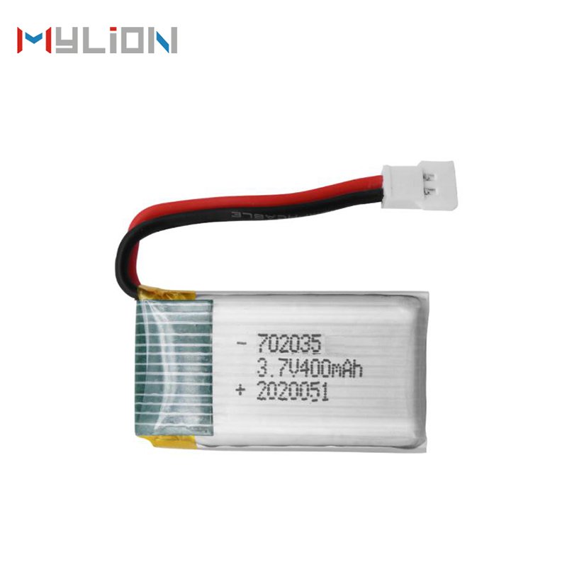 Mylion Factory RC Lipo battery Lithium Polymer battery Drone Rechargeable batteries Pack 702035 3.7v 400mah