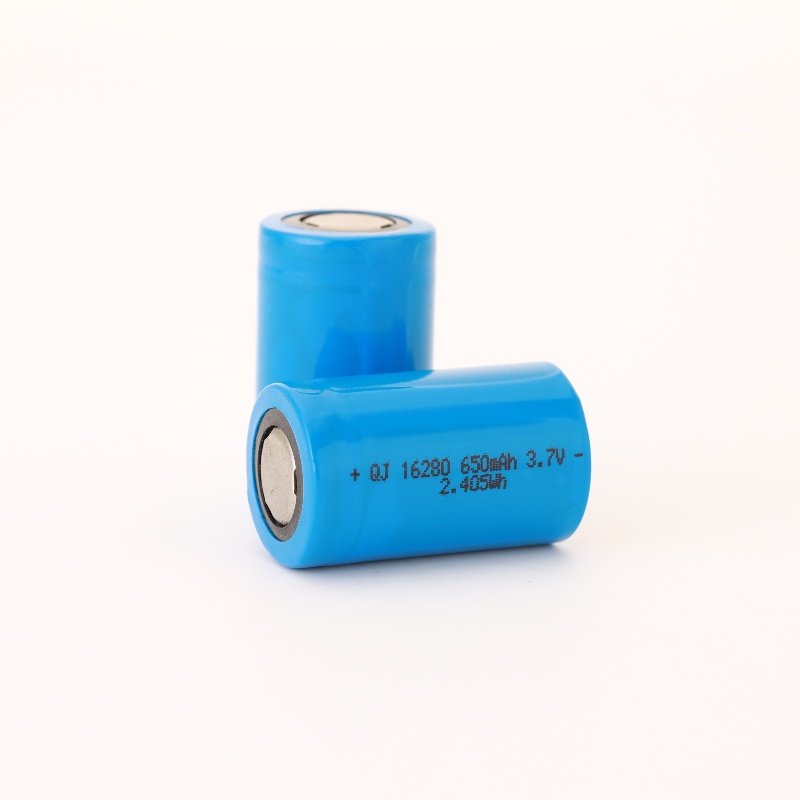 Wholesale 16280 3.7V 650mAh Recycle Cyclic Charging Rechargeable Cylindrical Digital Lithium Li-Ion Batteries Battery Cells