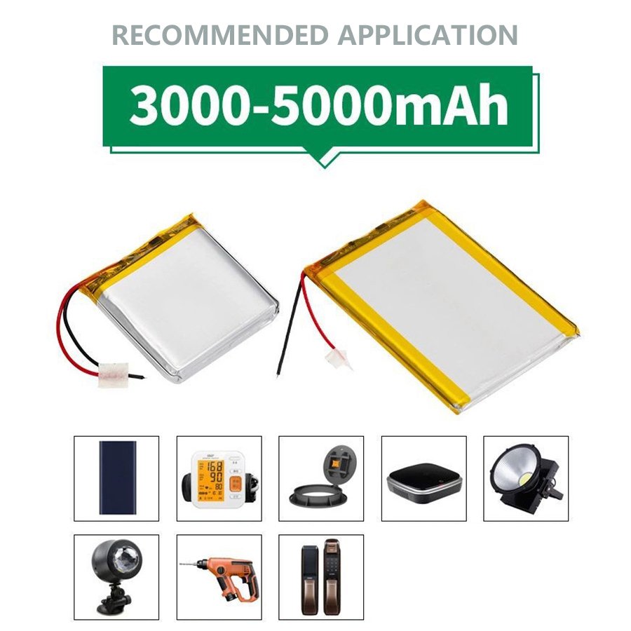 Rechargeable polymer battery for digital products and tracker 523450 3.7V 1000mAh polymer battery