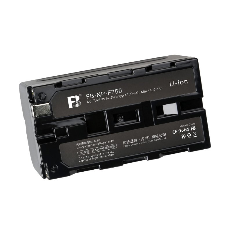 FB NP F750 7.2V 4400mAh camera battery for sony MC2500 NX100 Z5C HXR-NX3 1500C 2500C Digital camera