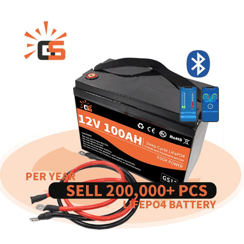 6000 deep cycle battery 12v 24v 200ah 100ah 50ah 400ah lifepo4 battery for RV solar