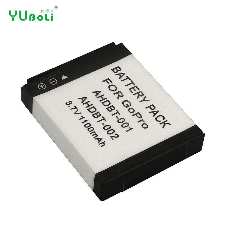 OEM 1100mAh Lithium ion Battery AHDBT-001 AHDBT-002 AHDBT001 AHDBT002 For GoPro Action Camera