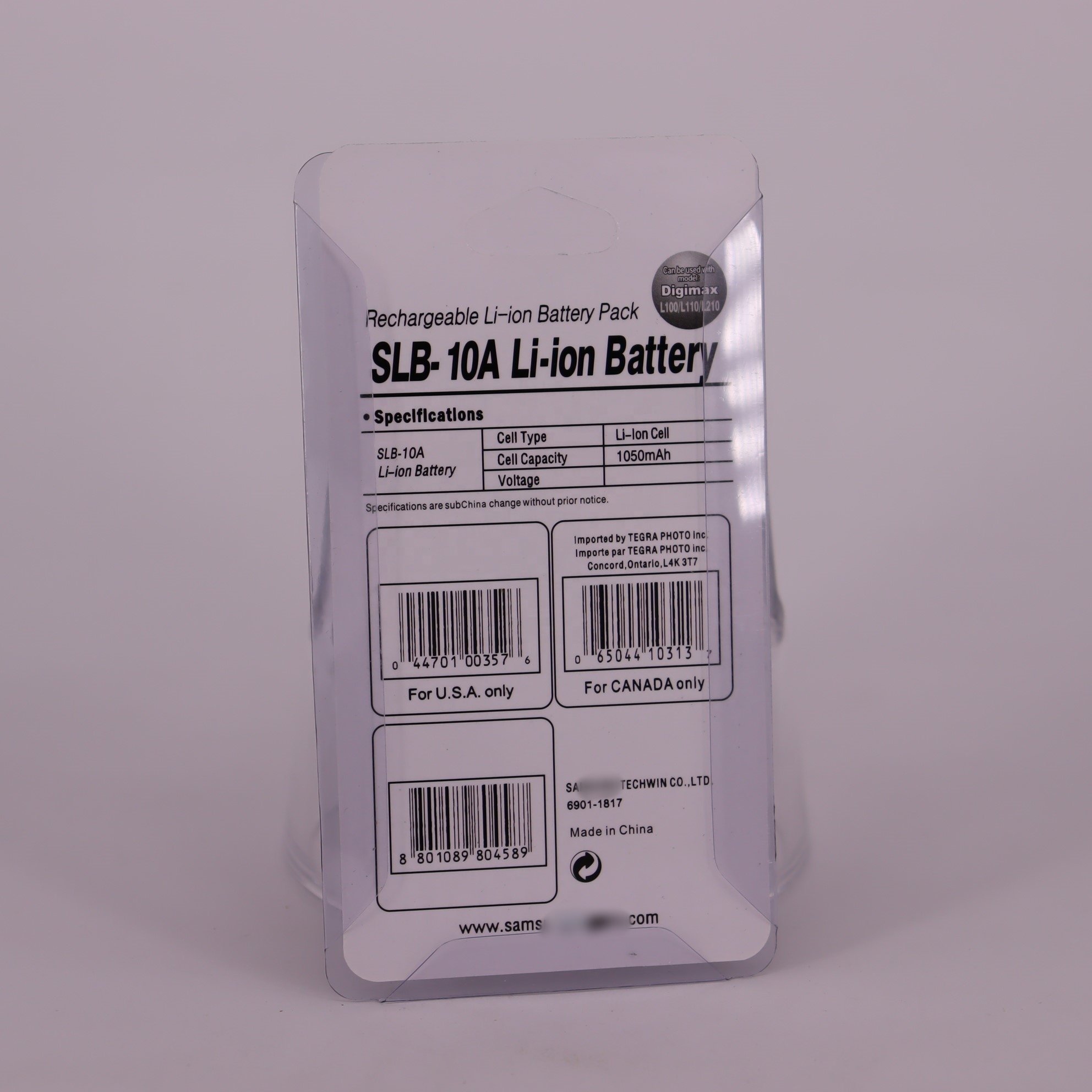 Rechargeable Camera Battery SLB-10A Battery Cameras Li-ion Camera Battery