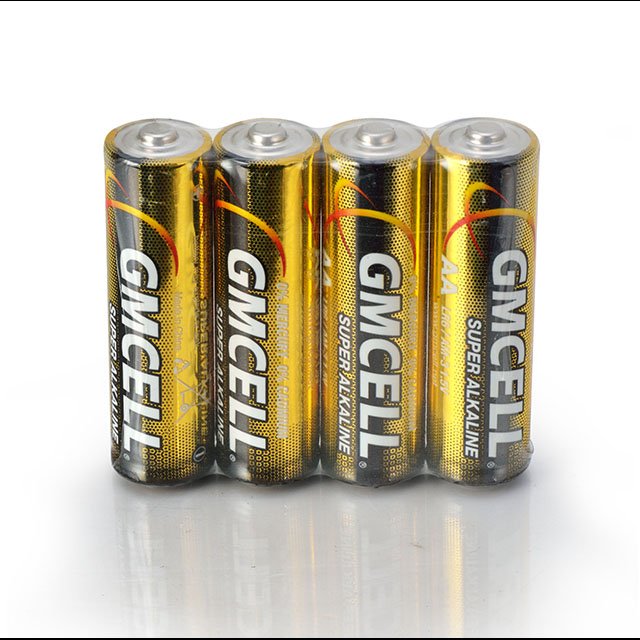 GMCELL Wholesale LR6 Alkaline 5 Battery AA Dry Battery Factory Wholesale Toys Wireless Mouse Electronic Scale