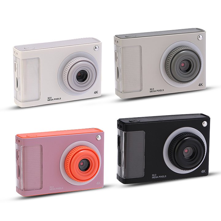 2024 News Fill Light 2.4inch Digital Camera 48MP Dual Lens Recorder 1080P 4K games camera