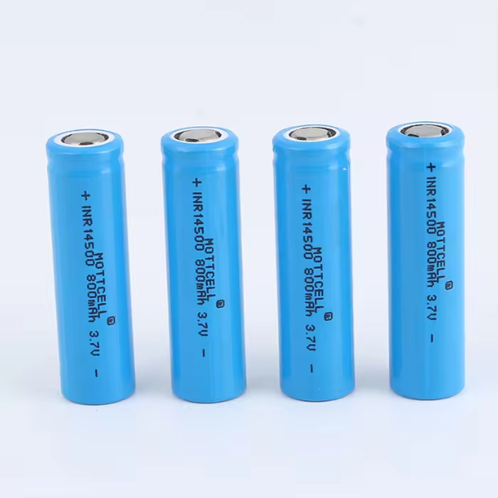 AA Size 3.2v Lithium-Iron Phosphate Battery 14500 600mAh 500mAh LiFePO4 Rechargeable Batteries 2900mwh