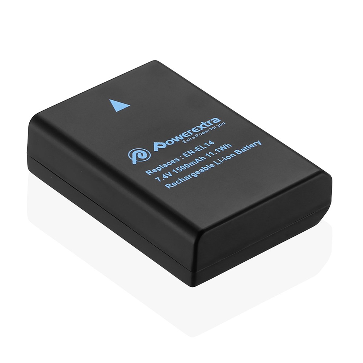 Powerextra Full Decoded ENEL14 Rechargeable 7.4V 1500mAh Li-ion Replacement Lithium Camera Battery For Nikon