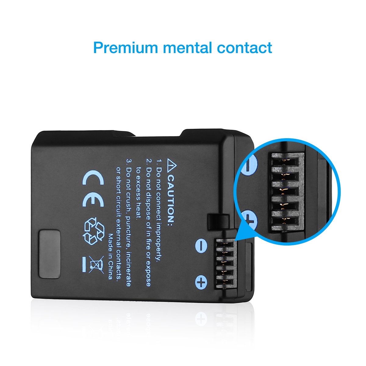 Powerextra Full Decoded ENEL14 Rechargeable 7.4V 1500mAh Li-ion Replacement Lithium Camera Battery For Nikon