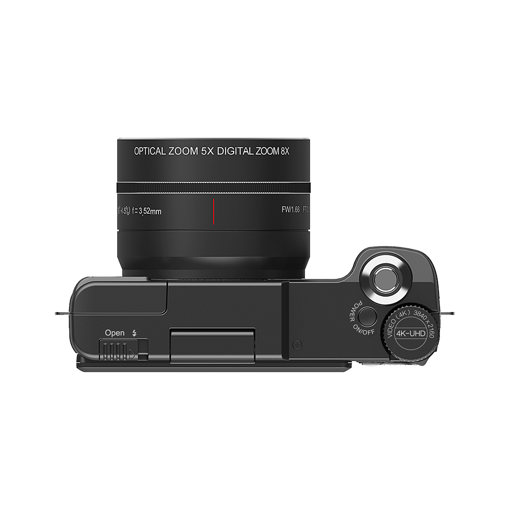 Retro Digital Camera Mirrorless 4K Professional Small Digital Camera For Vloging face detection anti-shock digital camera