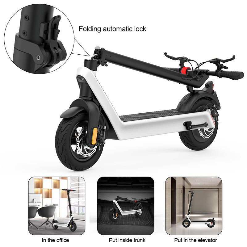 HX X7 X8 X9 40mph Smart Adult Skate Scooter Unisex 1000W/2000W Outdoor Mobility Electric Scooter with Digital Battery