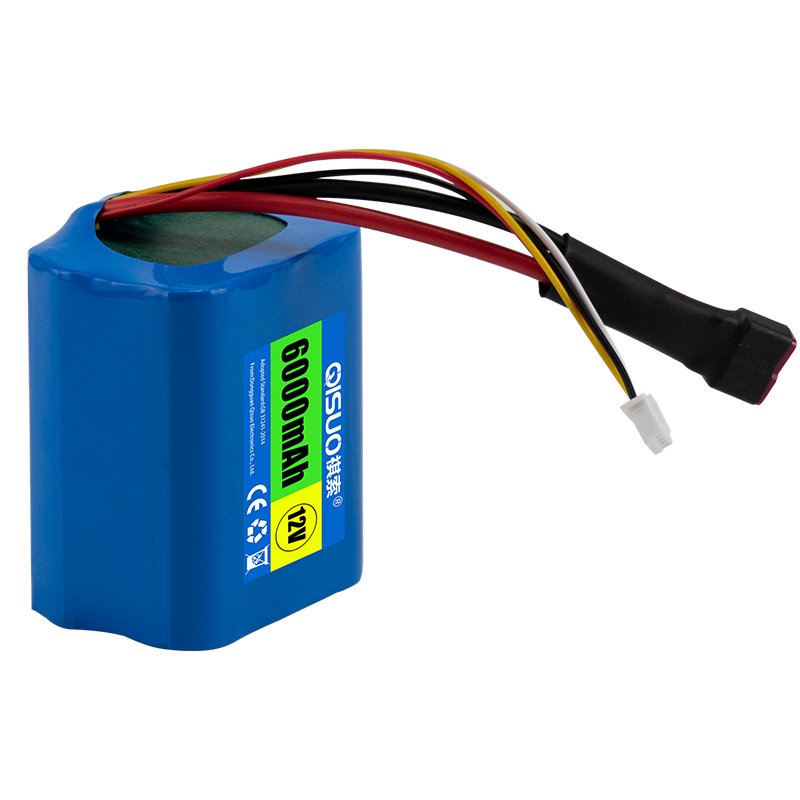 Wholesale production rechargeable battery pack 12v 6ah bms system multifunctional lithium battery