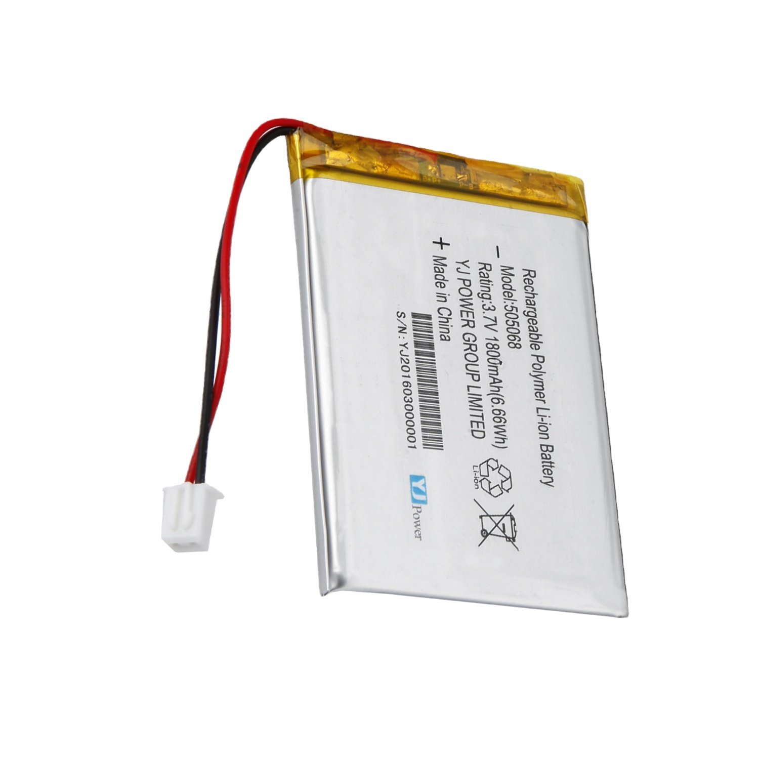 Custom 3.7v 555068 1800mAh 1800 2500 3000 5000 6000 Mah Rechargeable Li Lithium Polymer Li-Po Lipo battery