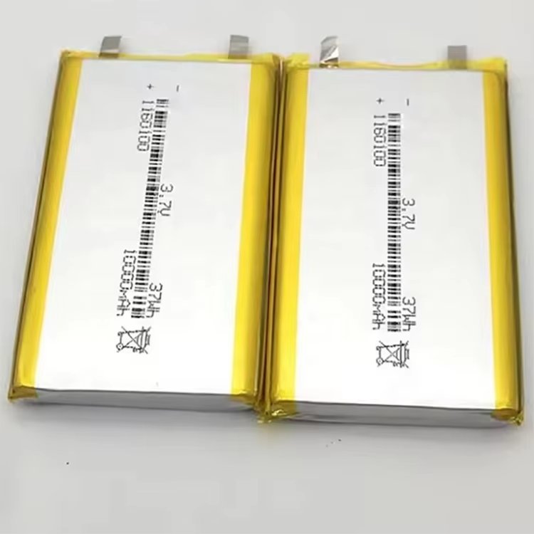 High Quality 3.7V 10000mAh Polymer Lithium-Ion Battery 1260100 Cell Electric Vehicles Electric Wheelchairs GPS Power Banks TOYS