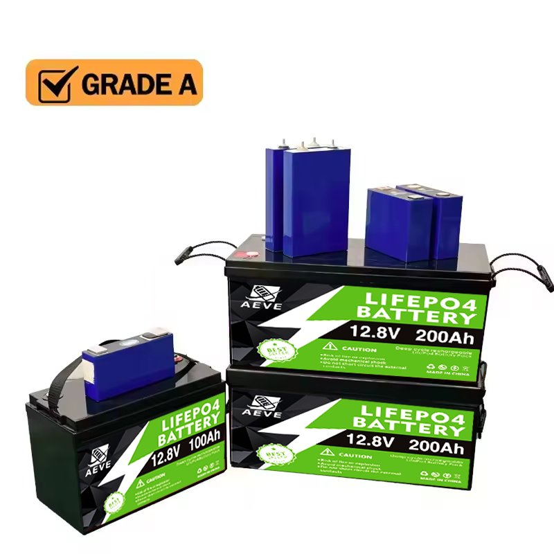 24V 200ah lithium iron phosphate battery high capacity lifepo4 12v 100a 300ah battery pack