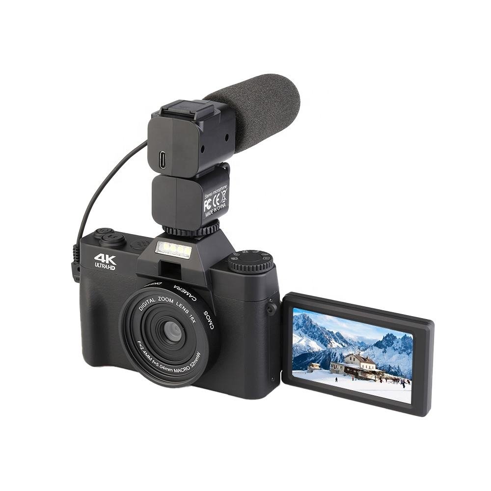 Chinese Hd WIFI Professional 4k Video Cameras Video And Audio Camcorder Digital Cameras For Youtube Video