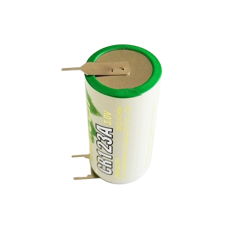Cylindrical Li MnO2 CR123A 3.0V 1500mAh High Capacity Lithium Manganese Dioxide Non Rechargeable battery