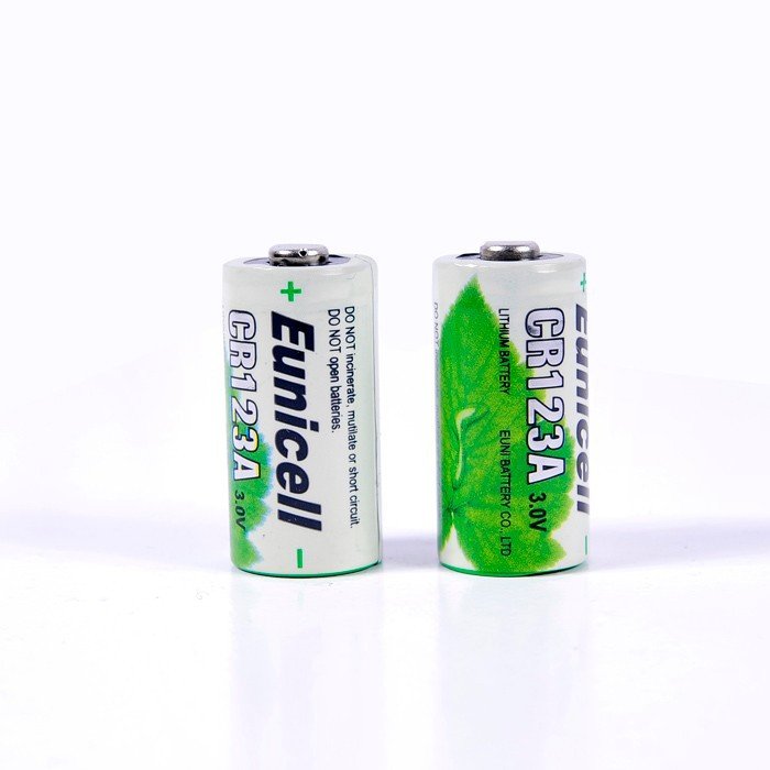 Cylindrical Li MnO2 CR123A 3.0V 1500mAh High Capacity Lithium Manganese Dioxide Non Rechargeable battery