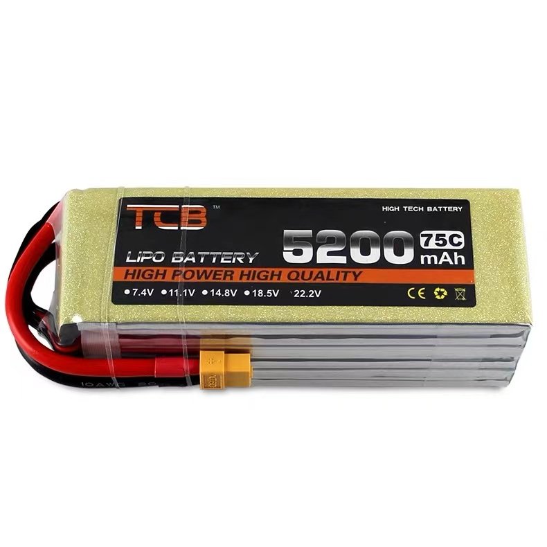 TCB1100/1500/6000/8000/3500/5200mah7.4V11.1V2S/3S/4S 6S 35C 45C 75C aircraft battery for drone batteries