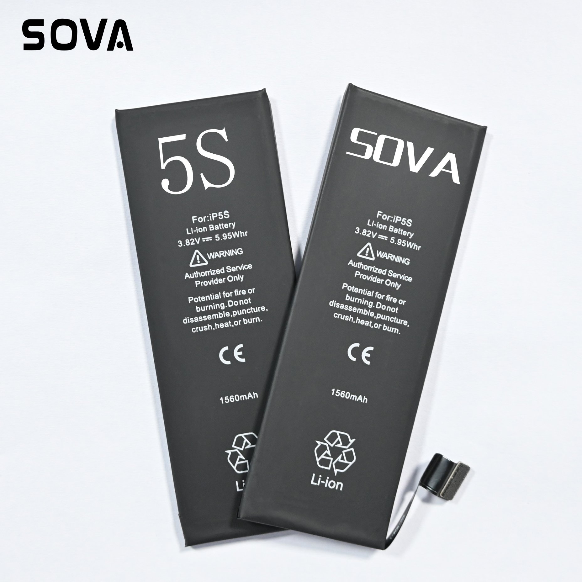 Sova Safe Stable Digital Battery China Factory Supply Mobile Batteries Battery For Iphone 5s Custom Personal Label