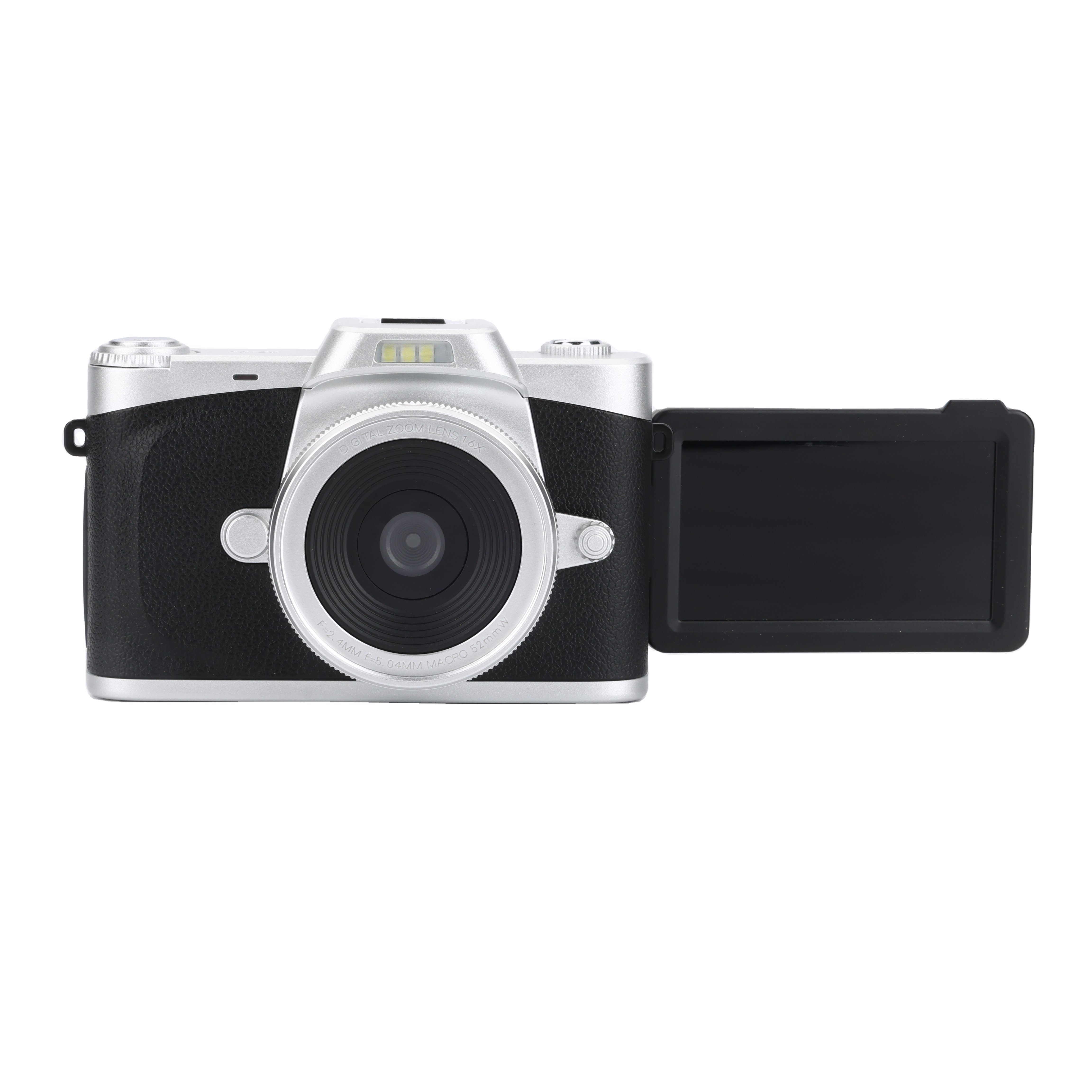 4K HD Compact Digital Camera 3.0inch Rotate Screen 16X Digital Zoom 20Kind of Filter Function Marcro Function