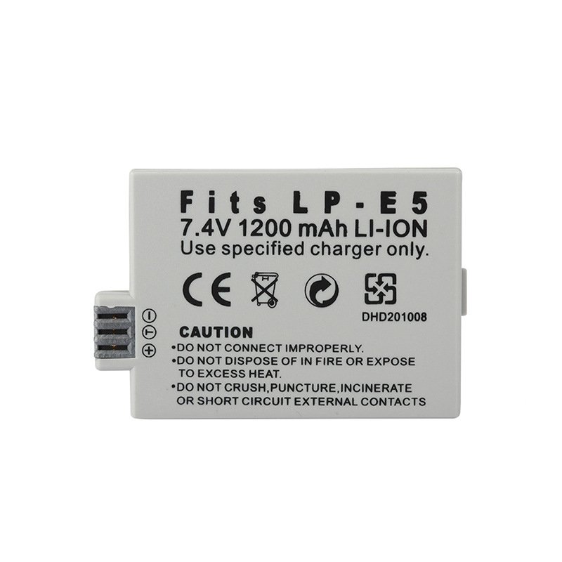 LP-E5 Rechargeable Lithium-Ion Battery Pack for Canon EOS 1000D 450D 500D Digital Cameras