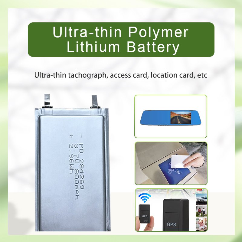 Factory direct Hot Selling Ultra-thin Polymer Lithium Battery 3.7v 800mah rechargeable lipo battery polymer lithium battery