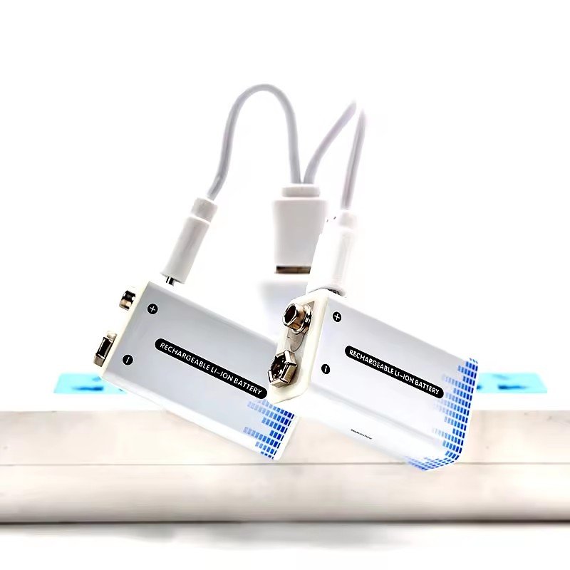 Chinese Factory Wholesale Lithium Battery 9v USB Rechargeable Battery type c Usb Lithium Battery