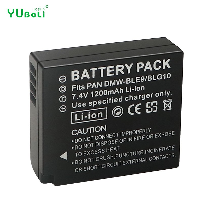 Wholesale 1200mAh Camera Battery DMW-BLE9 DMW-BLG10 BLE9 BLG10 For Lumix DMC GF6 GX7 GF3 GF5 ZS100