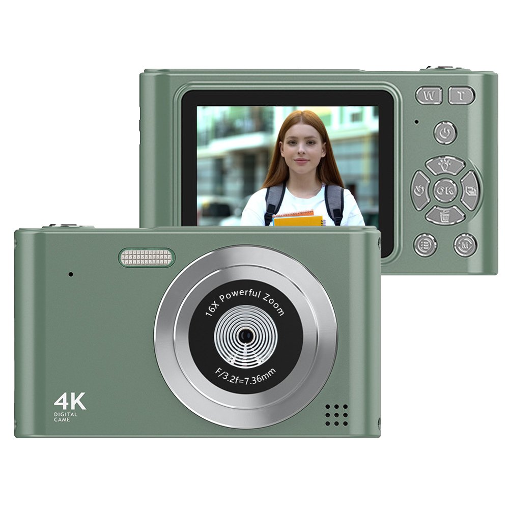 DSLR digital camera 2.4inch screen 2.5K video 48MP photo student camera 16X zoom Anti-shake face recognition digital HD camera
