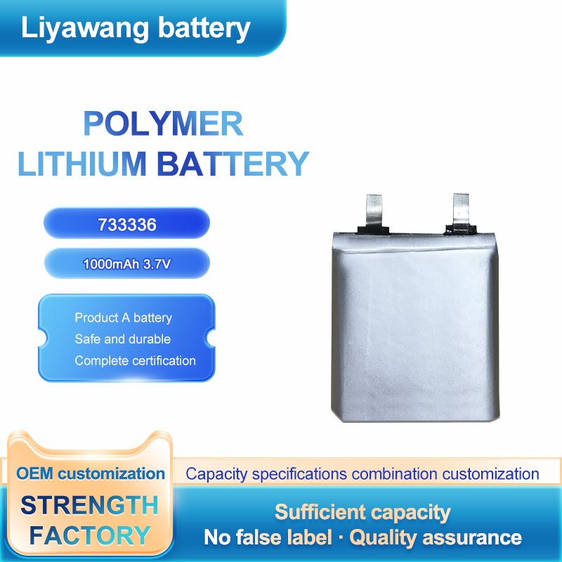 Factory selling primary batteries 3.7V Li-Po Battery rechargeable 1000mAh 733336 Lithium Polymer Battery For Tablet Computer