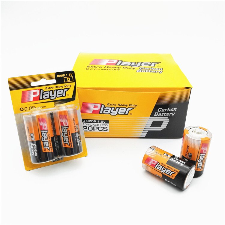 2021 customized battery R20 D SIZE battery big size battery for flashlight
