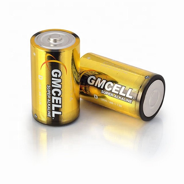 Large Capacity 1800mins 1.5v LR20 Alkaline Battery D Size Dry Cell Battery