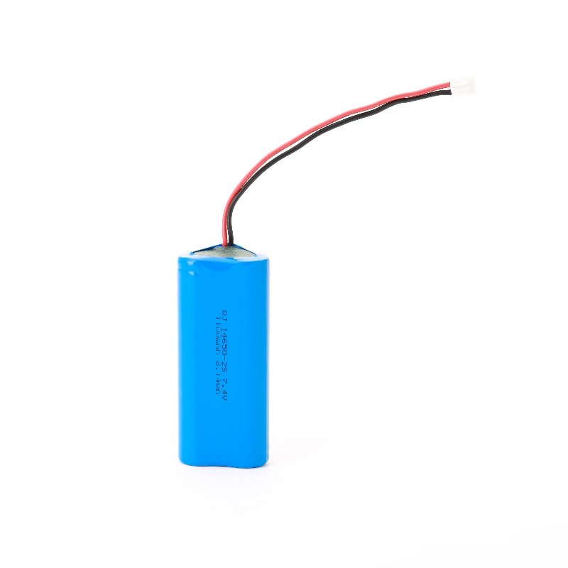 Wholesale 14650-2S 7.4 1100mAh 8.14Wh Recycle Cyclic Rechargeable Lithium Li-Ion Batteries Battery Cells Wiring Harness Packs