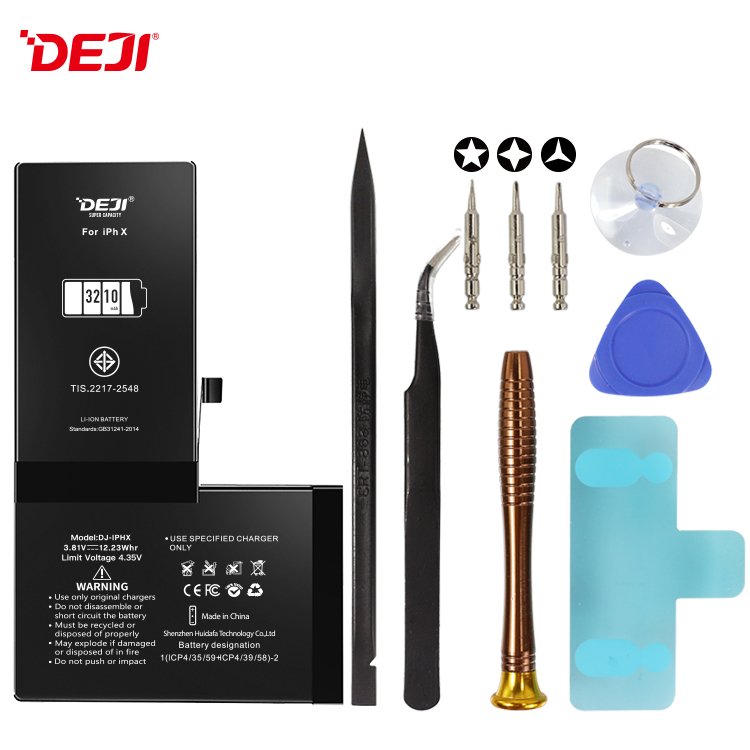 DEJI digital phone batteries battery for iPhone X