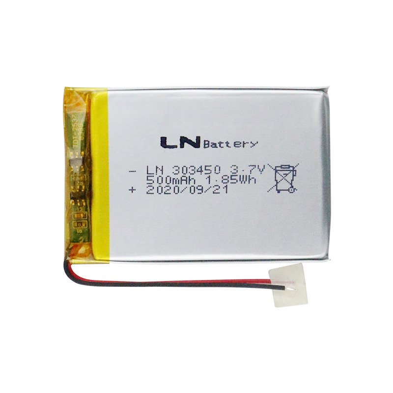 Factory Wholesale3.7V 500Mah Lithium Ion Batteries 303450 3C Digital Electronic Battery