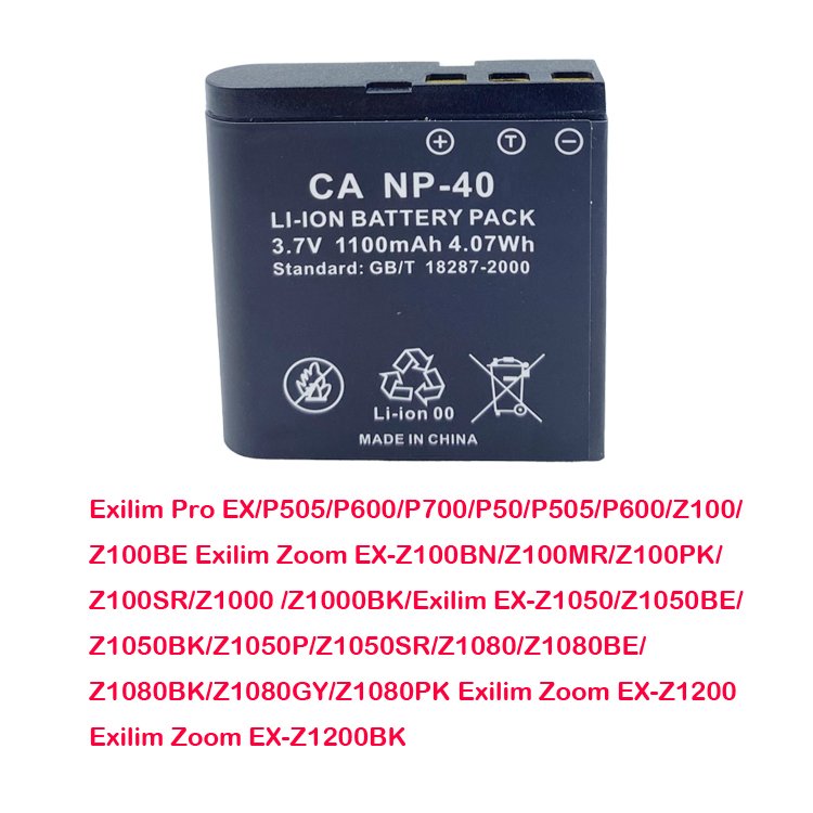 3.7V shenzhen battery aa usb rechargeable li ion battery NP-40 NP40 CNP-40 CNP40 NP40 rechargeable digital batteries