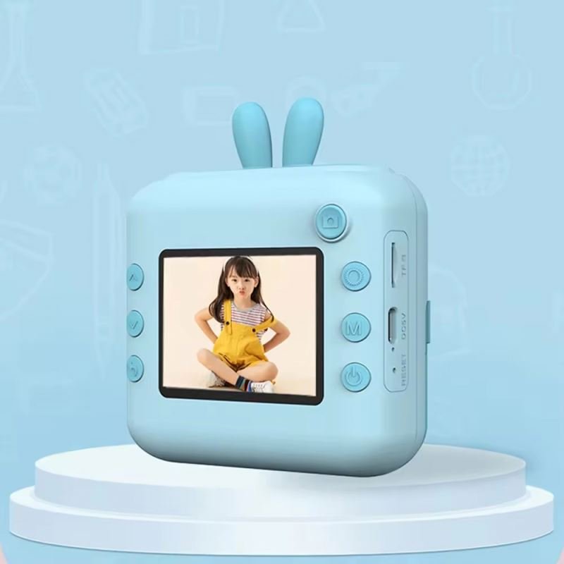 2024 Best Christmas Gift Dual Lens 1080P Hd Video Recorder Selfie Camcorder With Paper children instant print camera for kids