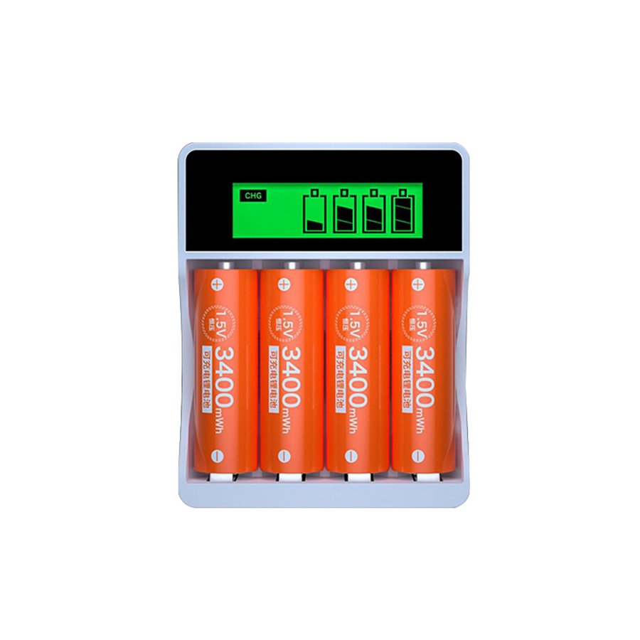 Portable Rechargeable Lithium Battery 3400mwh 1.5V Constant Voltage Charging Set Fingerprint Lock Toy Battery